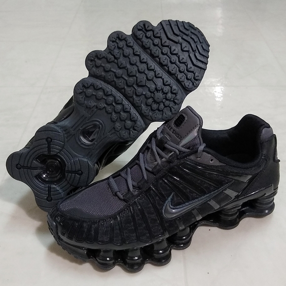 nike shox tl black thunderstorm & grey